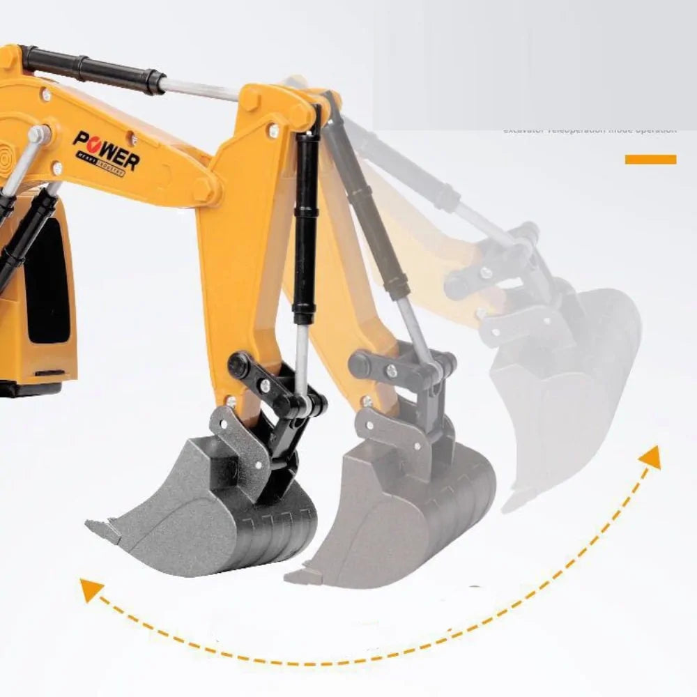 RC Excavator Toy Car Kia Day Design