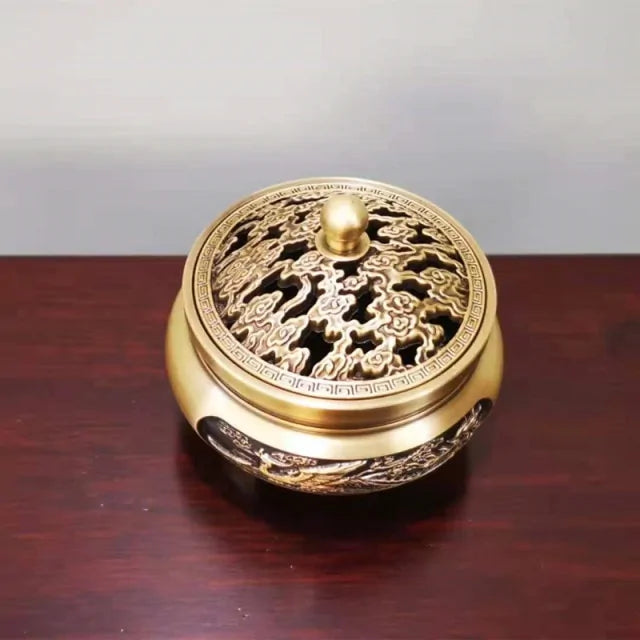 Antique Copper Incense Burner - Kia Day Design