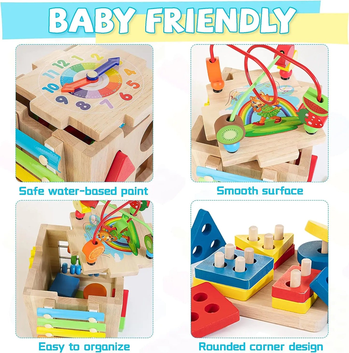 8-in-1 Montessori Toys for Toddlers - Kia Day Design
