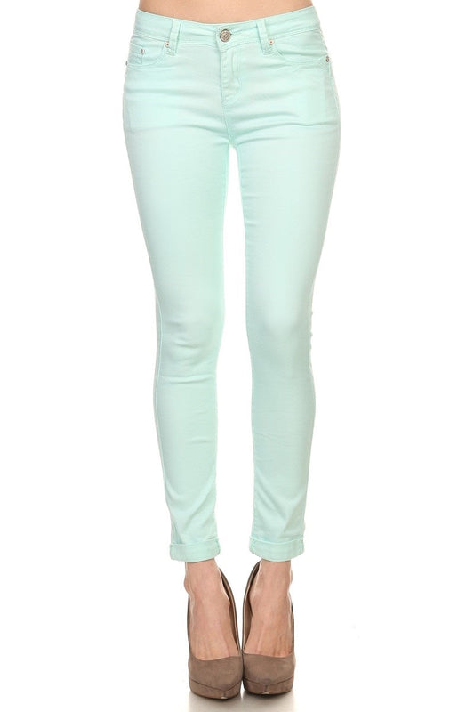 Classic Push Up Skinny Jeans - - Pants