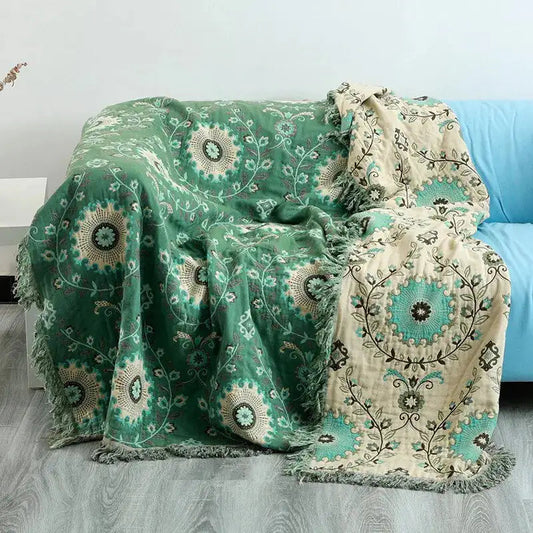 Cotton Sofa Blanket Kia Day Design