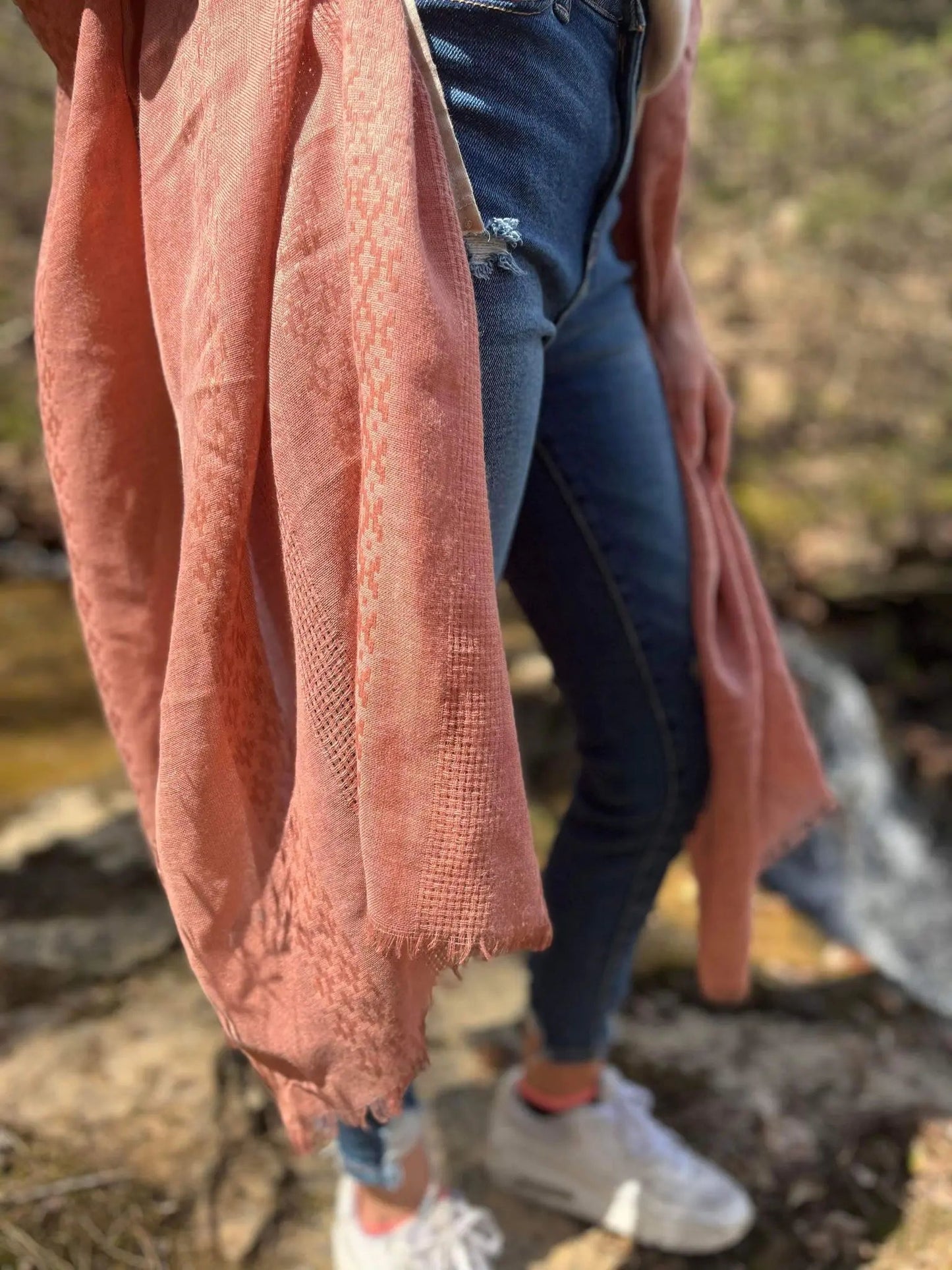 Woven Long Tribal Kimono Kia Day Design