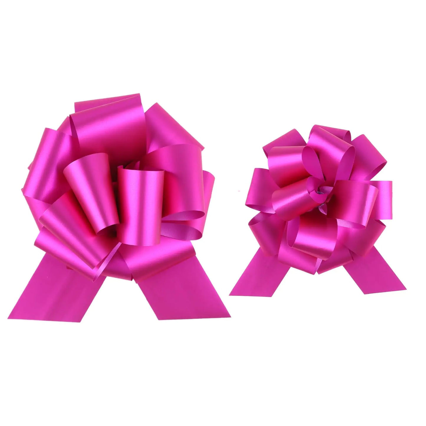 40 Pieces 6 Inches and 5 Inches Pull Bows Rose Red - - gift bow