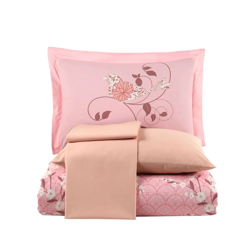 Hobby Missy Powder - Poplin Double Duvet Cover Set Kia Day Design