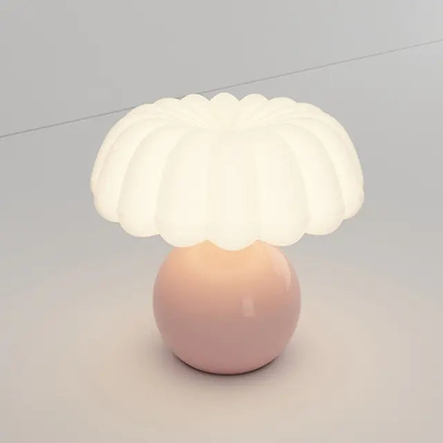 Cream Decorative Mushroom Table Lamp Kia Day Design