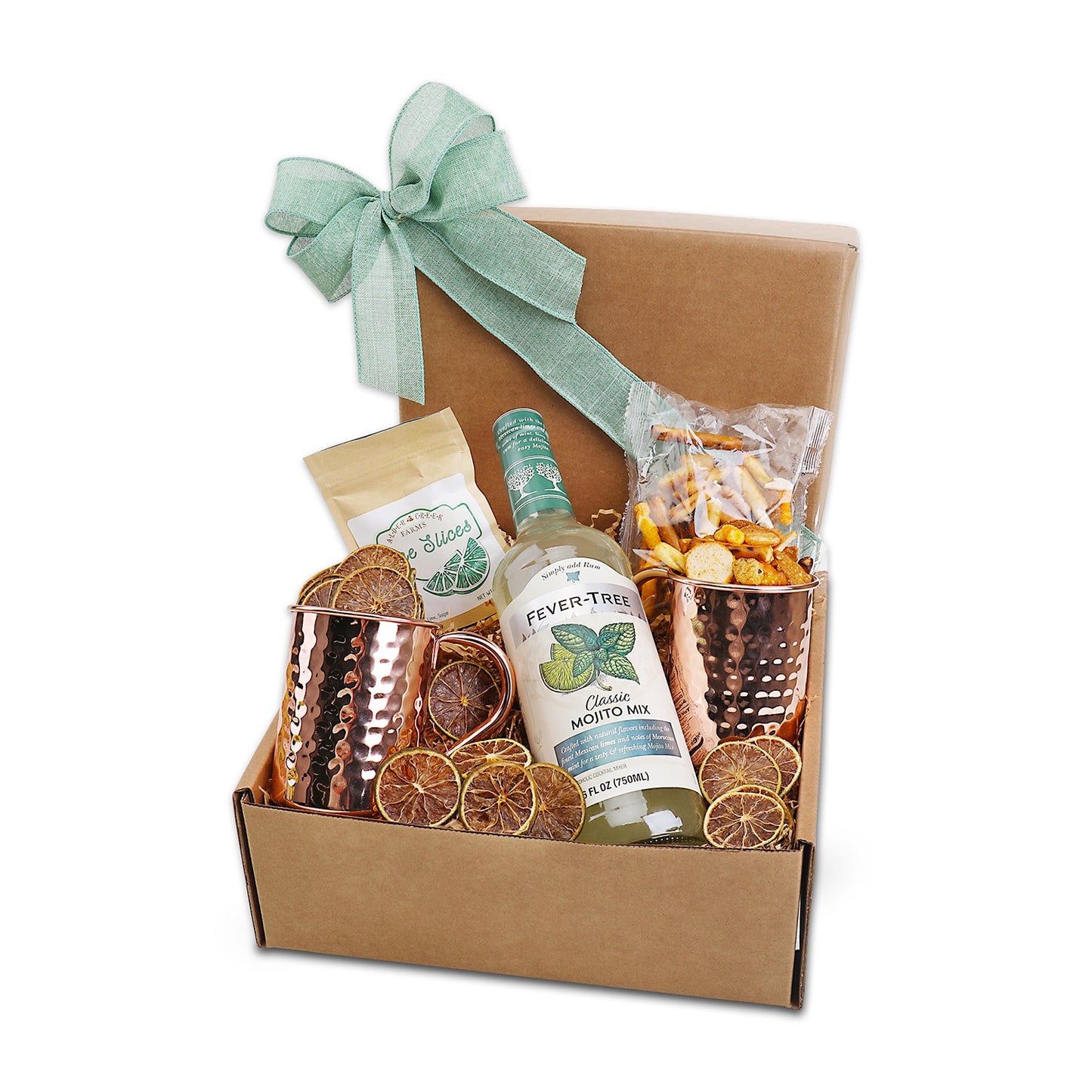 Minty Mojito Delight Cocktail Gift Box - - Gift Baskets