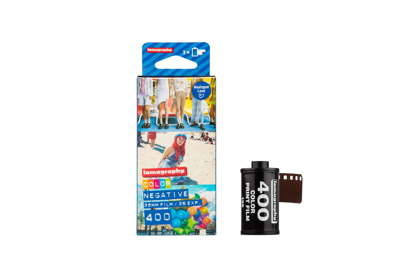 Lomography Color Negative 400 ISO 35mm 3 Pack - - film
