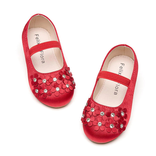 Size 6 Felix & Flora Toddler Girl Red Dress Shoes - - Shoes