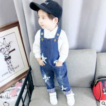 Toddler Denim Overalls - Kia Day Design