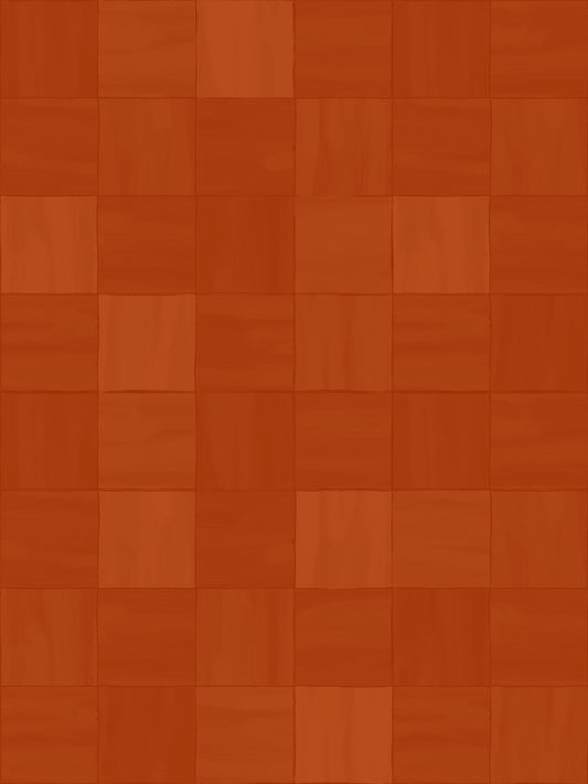 Zellige Wallpaper, rust - LUXE Peel & Stick - Wallpaper