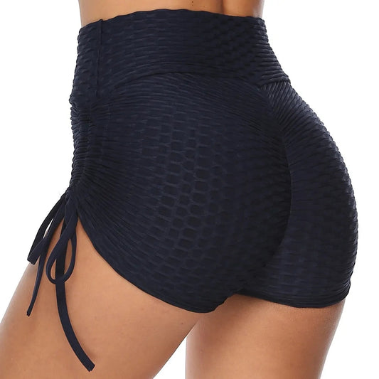 Womens High Waist Shorts - Kia Day Design