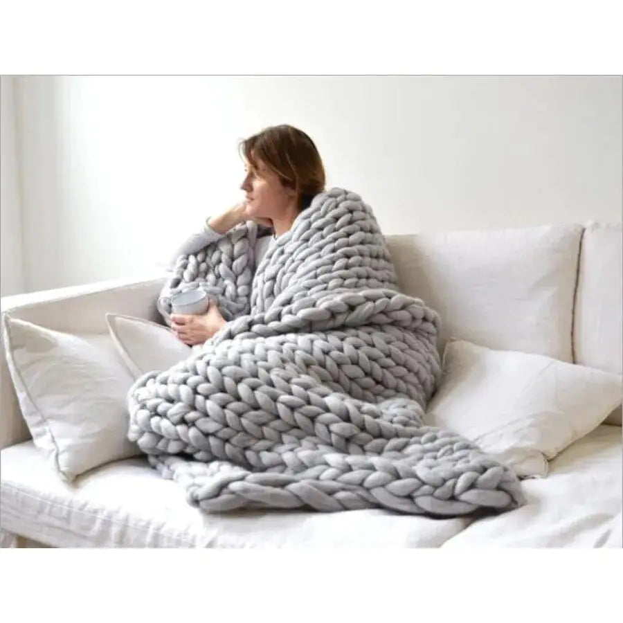 Zen Weighted Knitted Blanket Kia Day Design