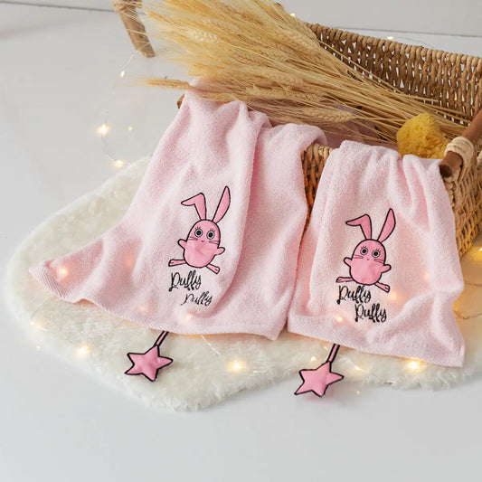Milk&Moo Chancin Rabbit Baby Towel Set of 2 Kia Day Design
