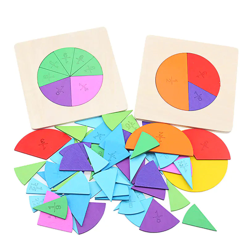 Montessori Mathematics Fraction Board Kia Day Design
