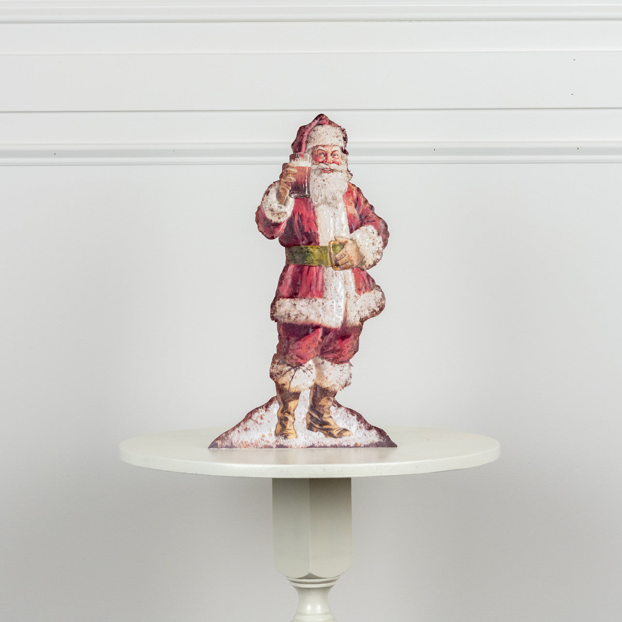 Cheerful Santa Metal Dummy Board - - Christmas