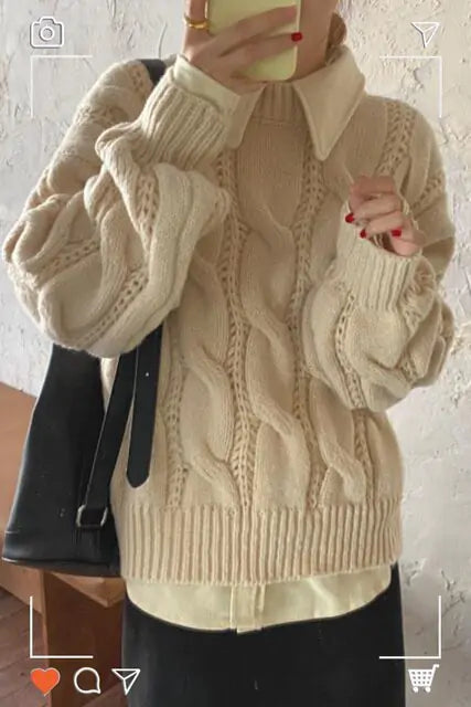 Women's Fashion Knitted Sweaters - Kia Day Design
