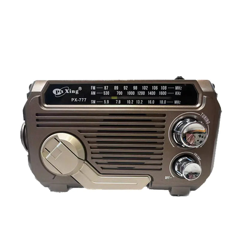 Portable FM AM SW Radio with Solar Charging - Kia Day Design