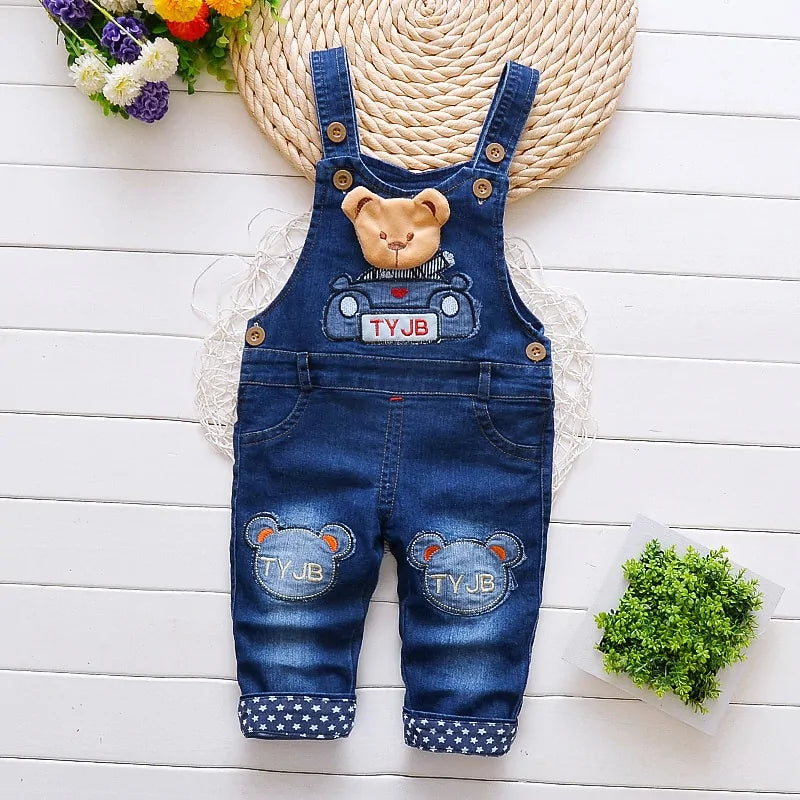 Toddler Denim Overalls - Kia Day Design