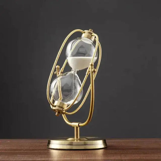 Rotating Metal Sand Hourglass Kia Day Design