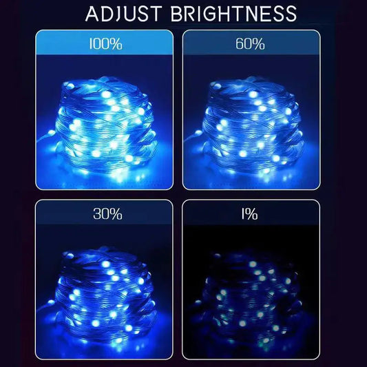 Voice-Controlled Leather Cord Lamp Kia Day Design