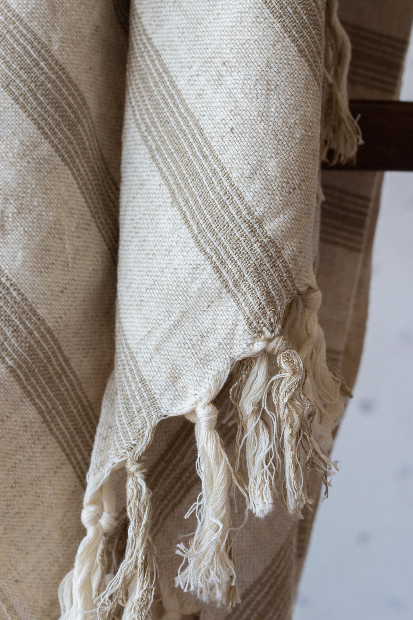 Ciragan Cotton Linen Towel - - Towels