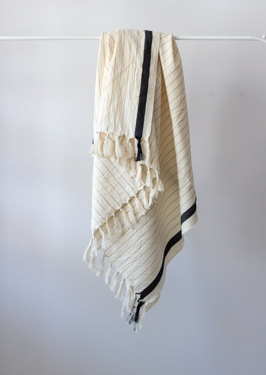 Drama Cotton Linen Towels - - Towels