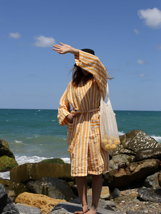 Girit Yellow Robe - - Robes