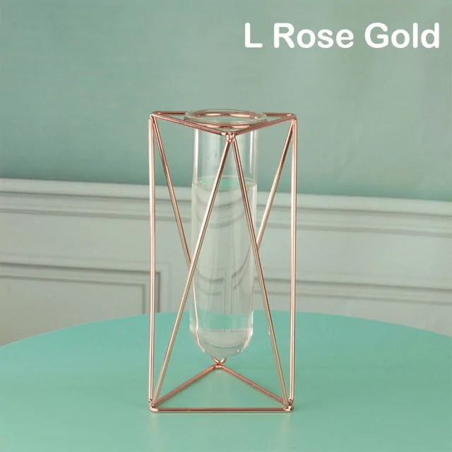 Creative Gold Glass Vase - Kia Day Design