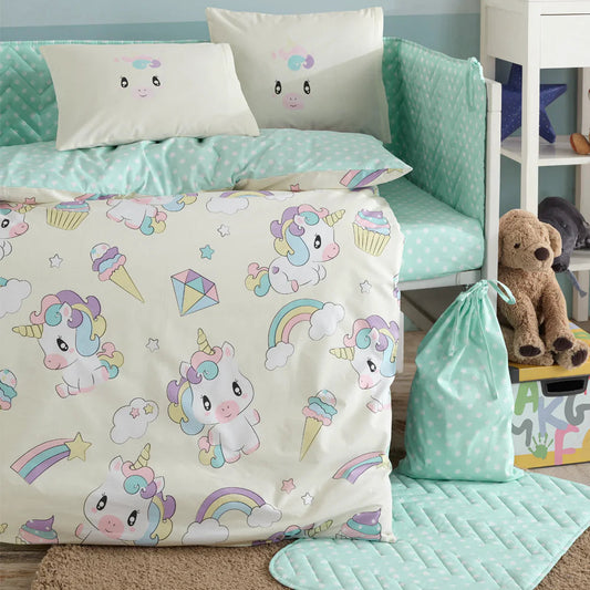 Hobby Mila Cream Baby Duvet Cover Set Kia Day Design