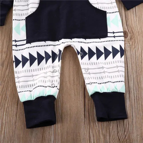 Infant Rompers Jumpsuit Hooded Clothes Kia Day Design