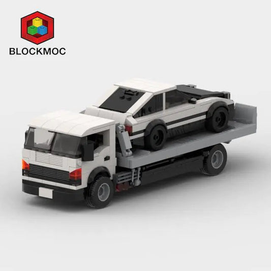 Rescue Flatbed Trailer Brick Toy Kia Day Design