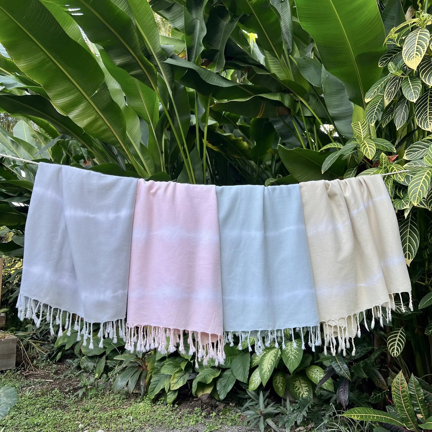 Ocean Tie Dye Turkish Beach Towel Kia Day Design