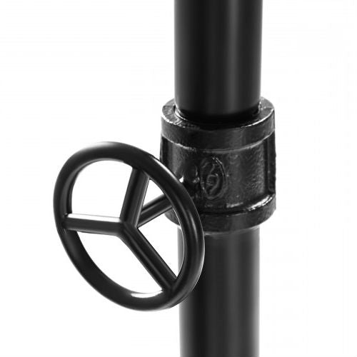 Rustic Industrial Laundry Pipe Garment Rack Lockable Wheels - - Bedroom > Wardrobe & Armoire
