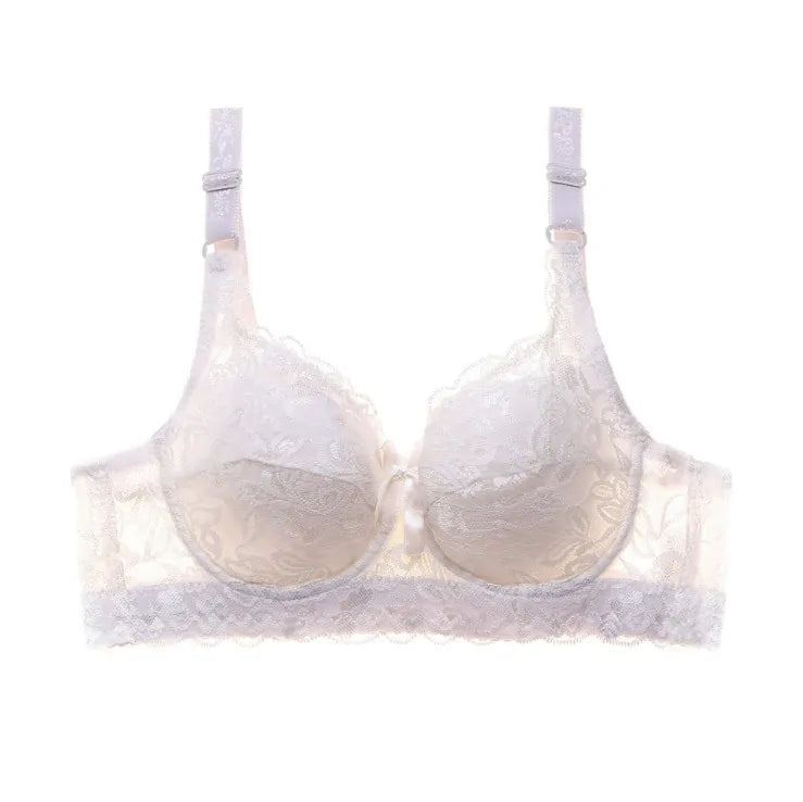 Gathered Lace Adjustable Bra - Kia Day Design