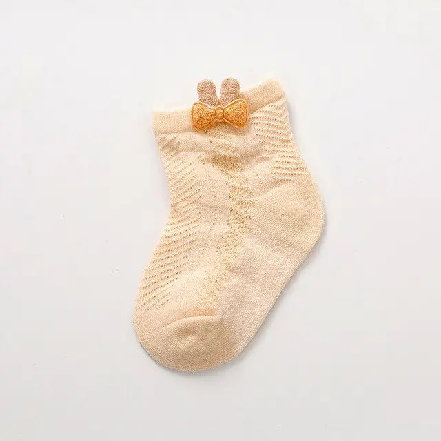 Thin Baby Socks - Khaki S 5-12M 8-10cm - socks