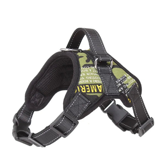 Adjustable Reflective Pet Harness Kia Day Design