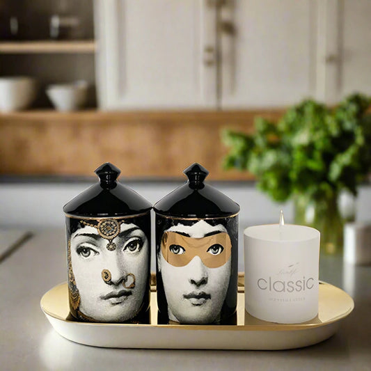 Decorative Ceramic Jar Candle Holders - Kia Day Design