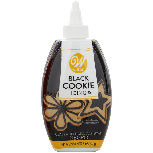 9 Ounce Black Wilton Cookie Icing - Kia Day Design