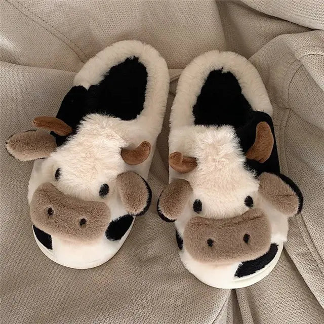 Fluffy Animal Slippers - Kia Day Design