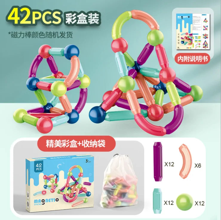 Magnetic Constructor Block Toy Set - Kia Day Design