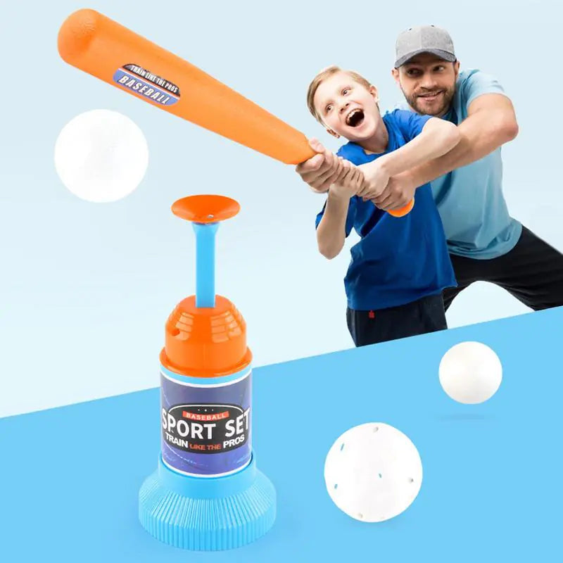 Children Baseball Launcher Toy Set Toddler Kia Day Design