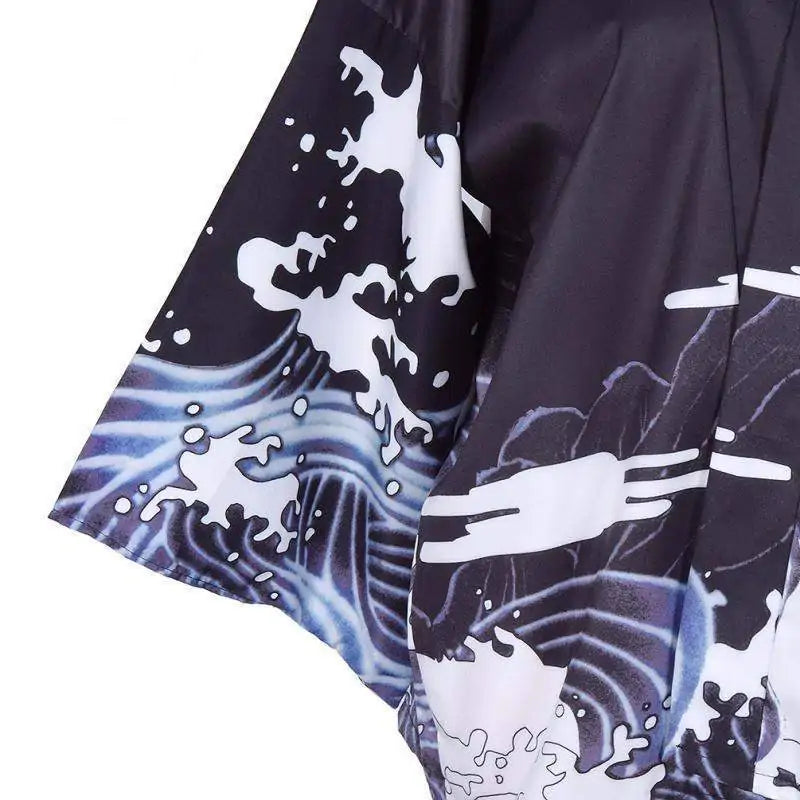 Streetwear Samurai Dragon Kimono Kia Day Design