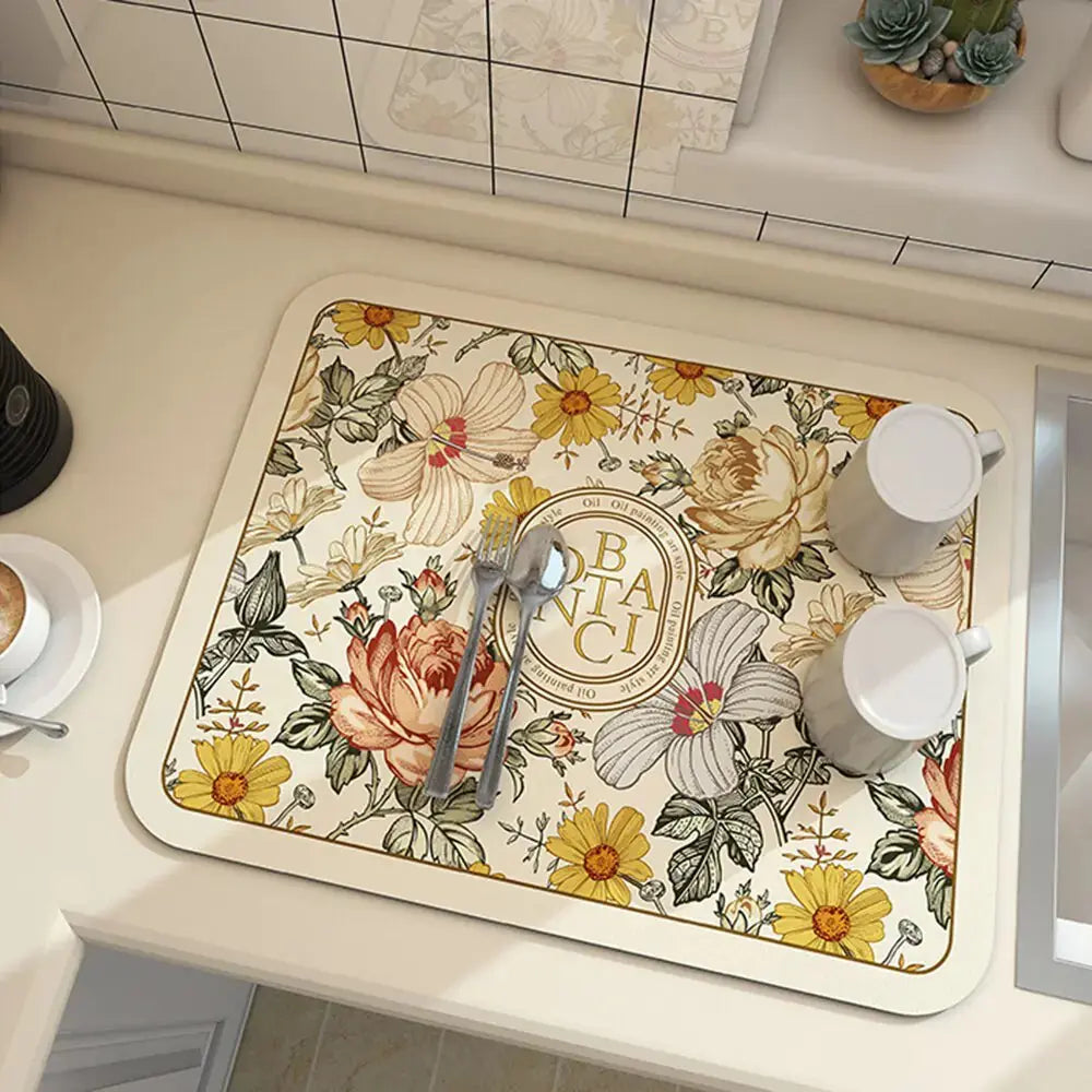 Kitchen Absorbent Dish Pads - Kia Day Design