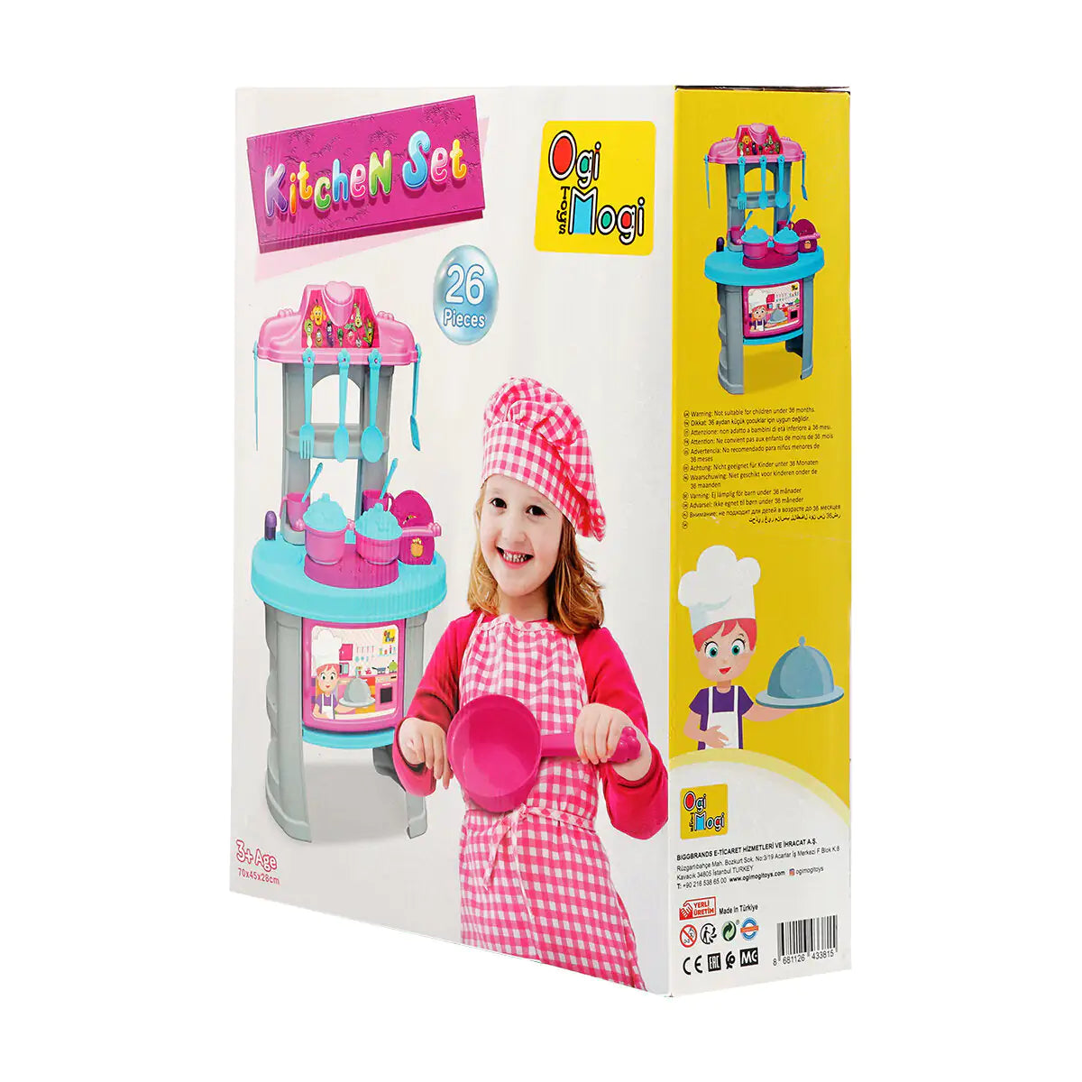 Ogi Mogi Toys Kitchen Set 26 Pieces Kia Day Design