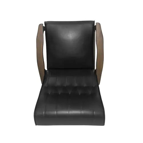 Mid-Century Faux Leather Upholstered Chair - Kia Day Design