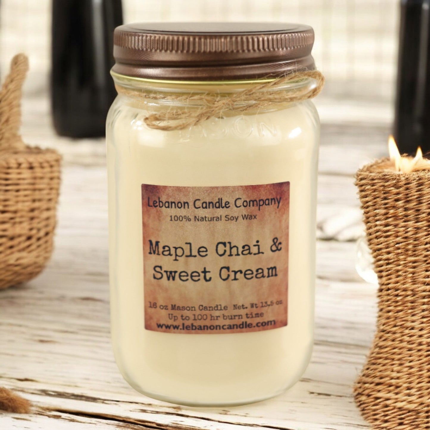 Maple Chai & Sweet Cream Candle - - Candles & Melts