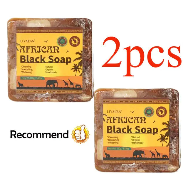 Handmade African Black Soap Duo Kia Day Design