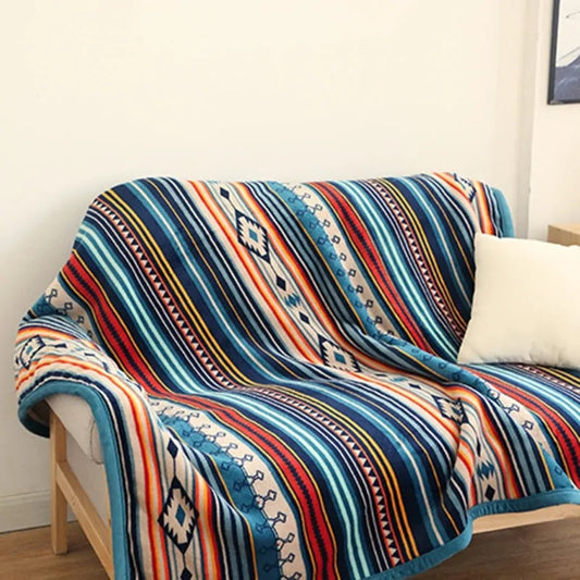 Colorful Bohemian Blanket Kia Day Design