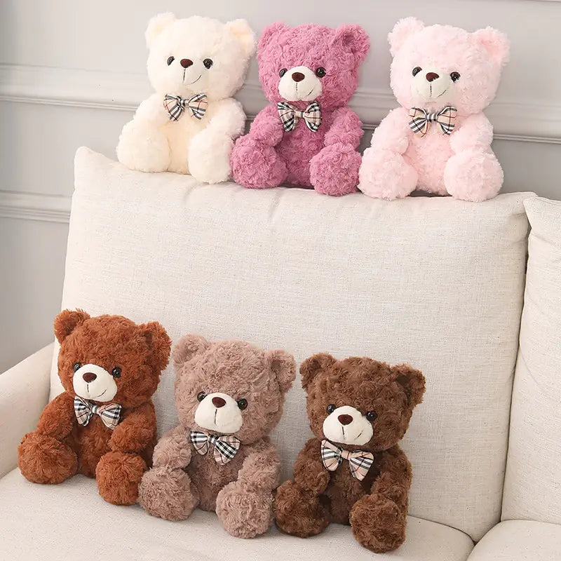 Cute Cartoon Little Teddy Bear Plush Toys Kia Day Design