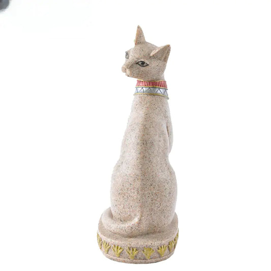 Sandstone Bastet Statue Egyptian Cat God Figurine Kia Day Design